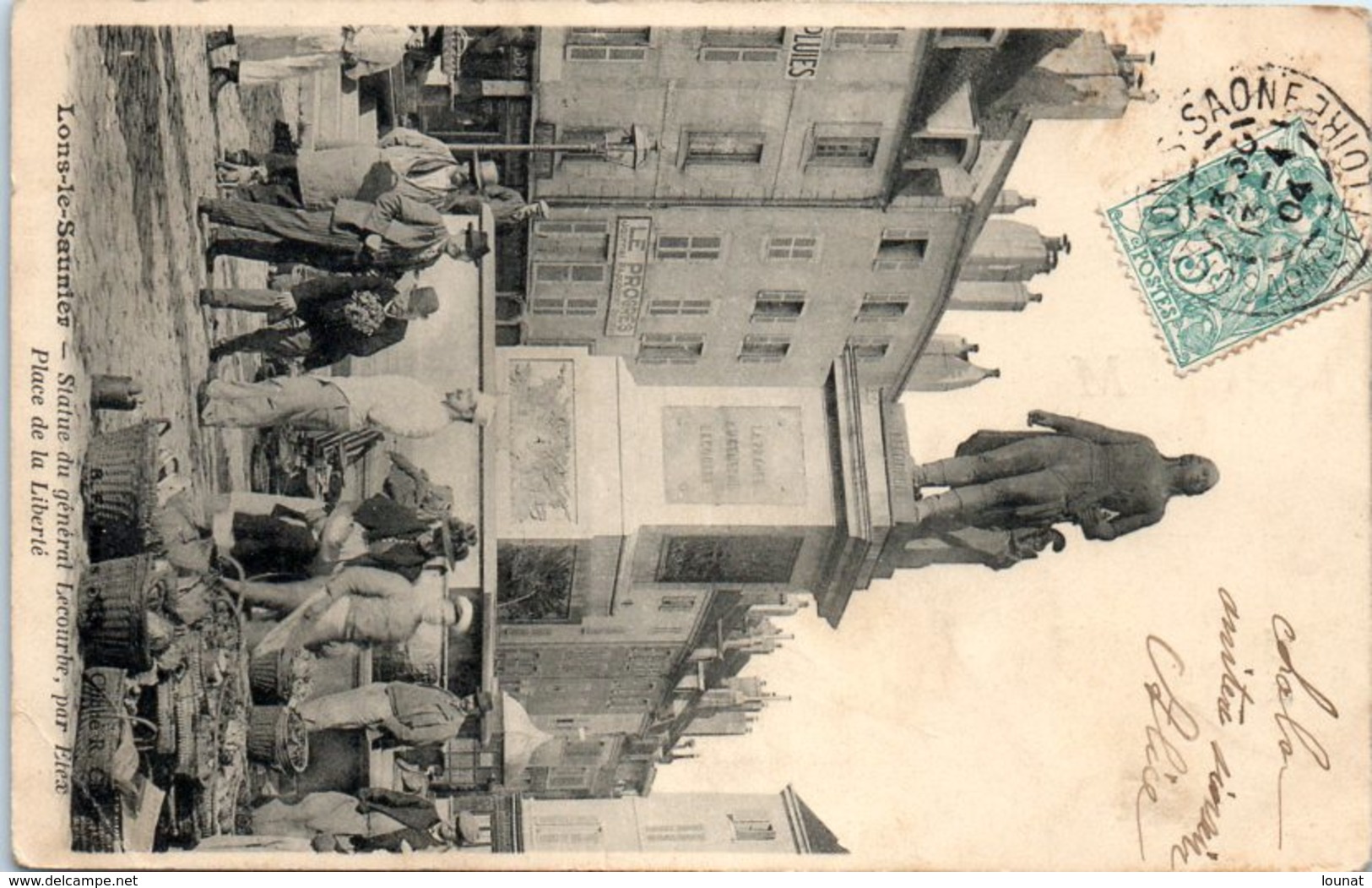 Marché - Commerce - Lons Le Saunier - Place De La Liberté (pli) - Mercati