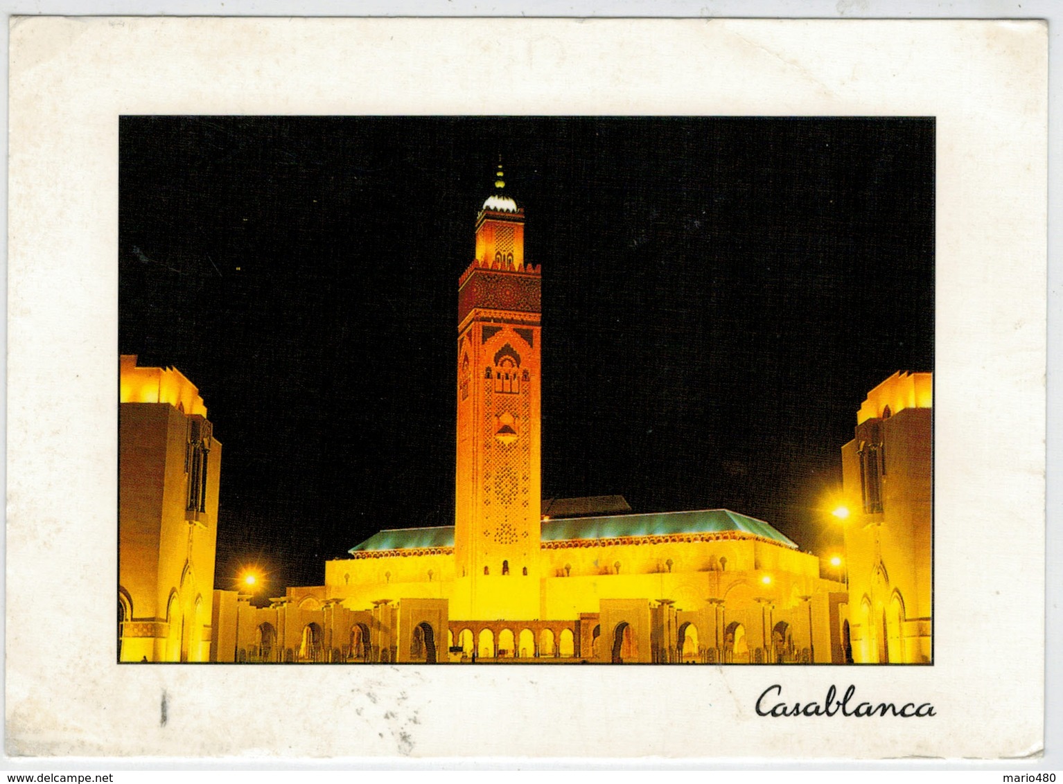 CASABLANCA    LA  GRANDE  MOSQUEE  HASSAN  II          (VIAGGIATA) - Casablanca