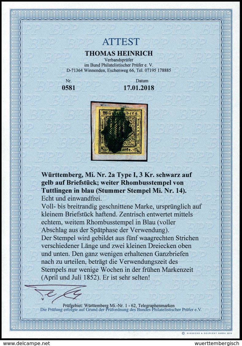 Briefst. Altdeutschland Württemberg - Autres & Non Classés