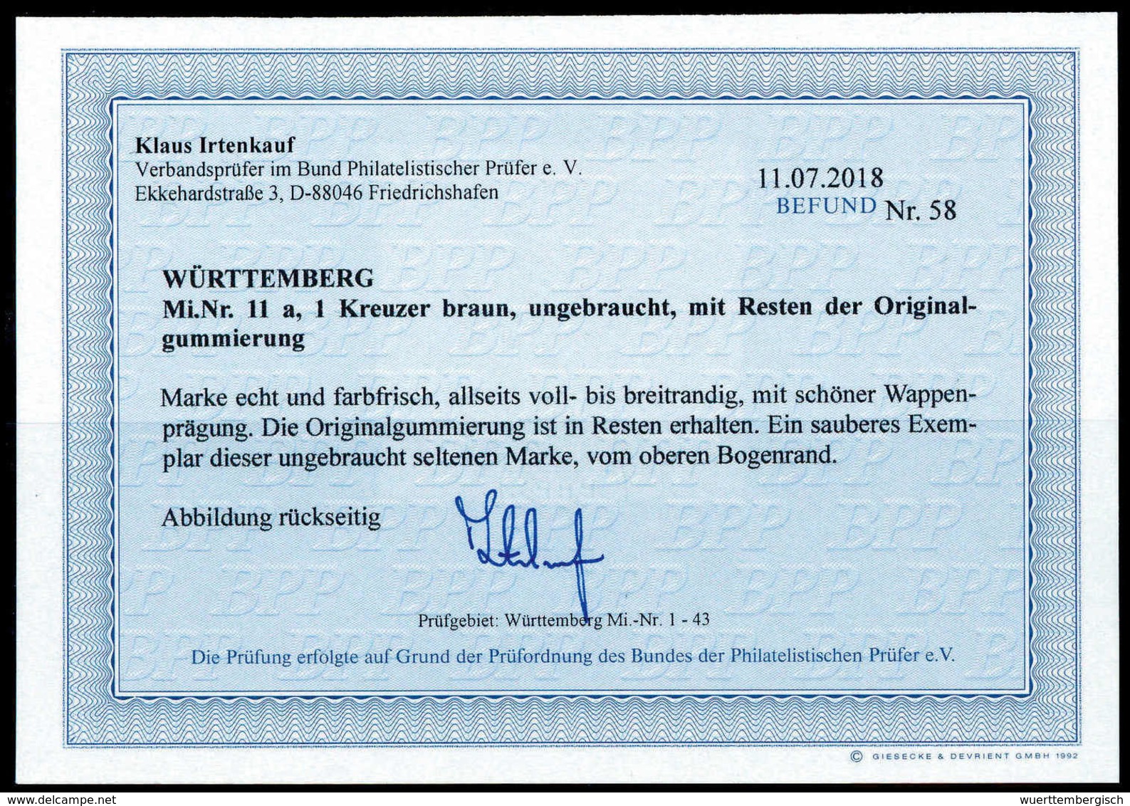 * Altdeutschland Württemberg - Other & Unclassified