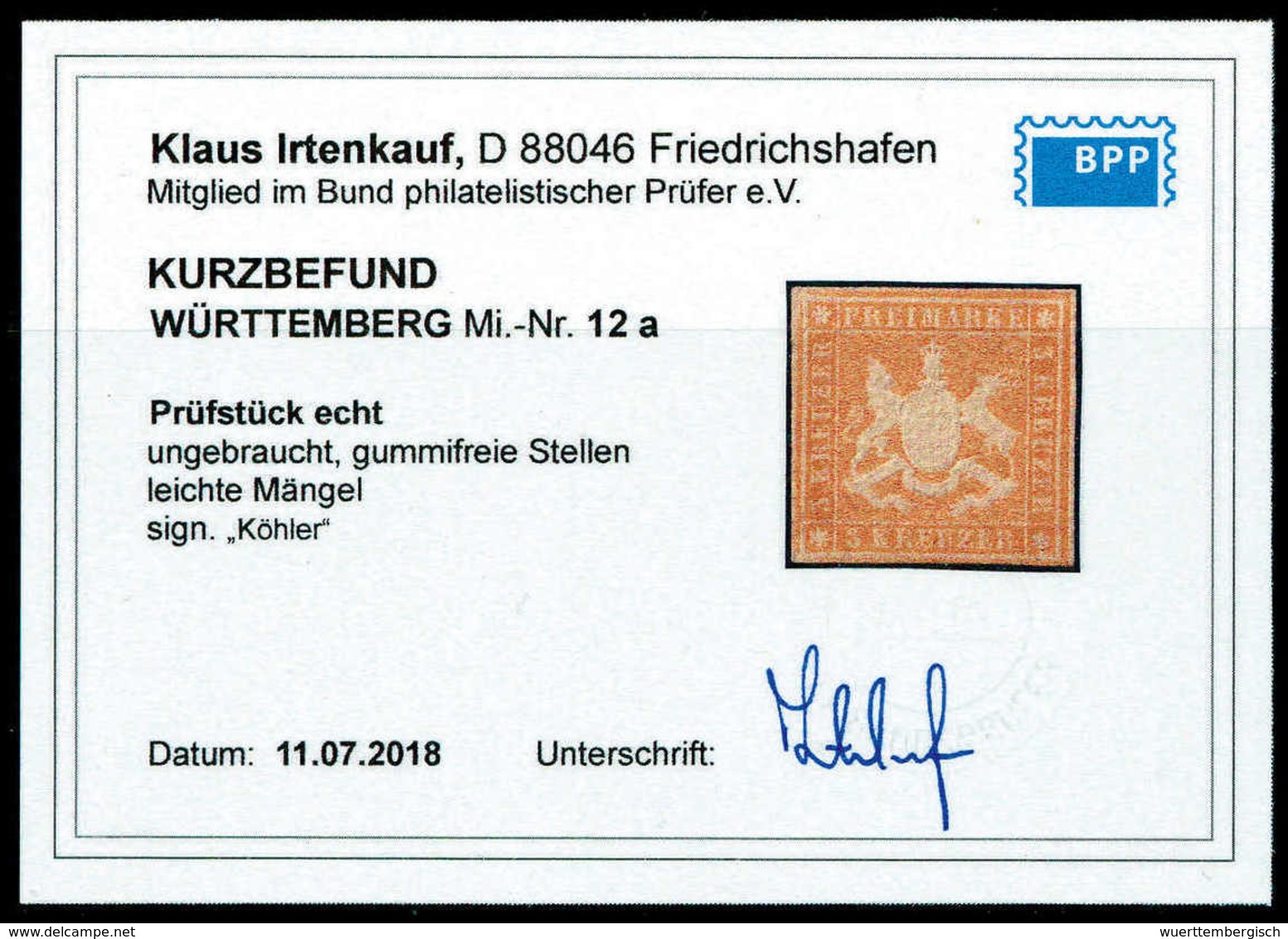 * Altdeutschland Württemberg - Other & Unclassified