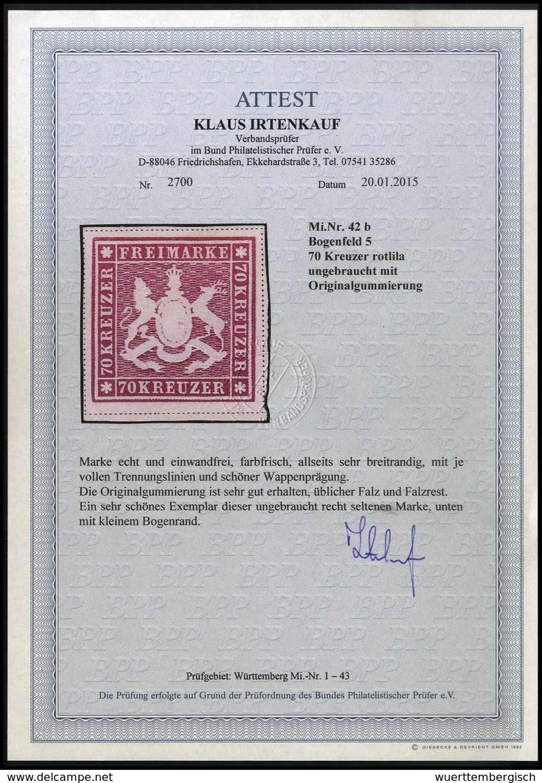 * Altdeutschland Württemberg - Other & Unclassified