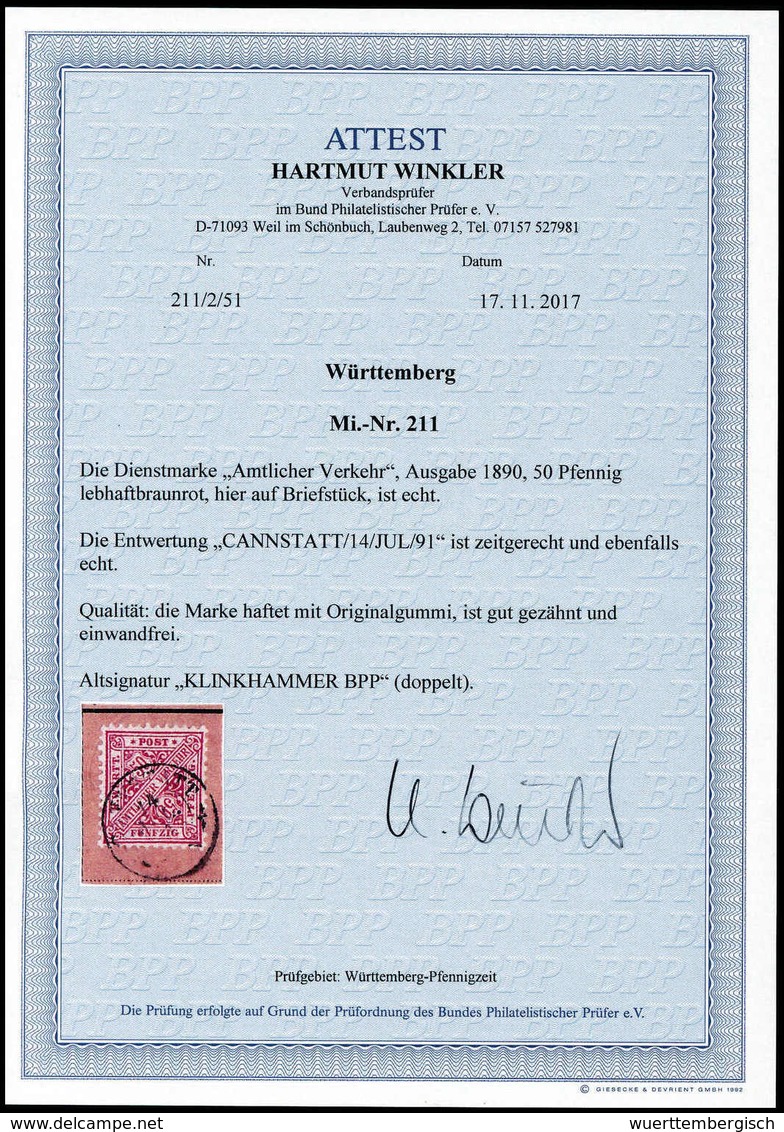 Briefst. Altdeutschland Württemberg - Other & Unclassified