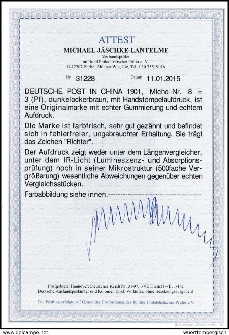 * Deutsche Auslandspost China - Autres & Non Classés