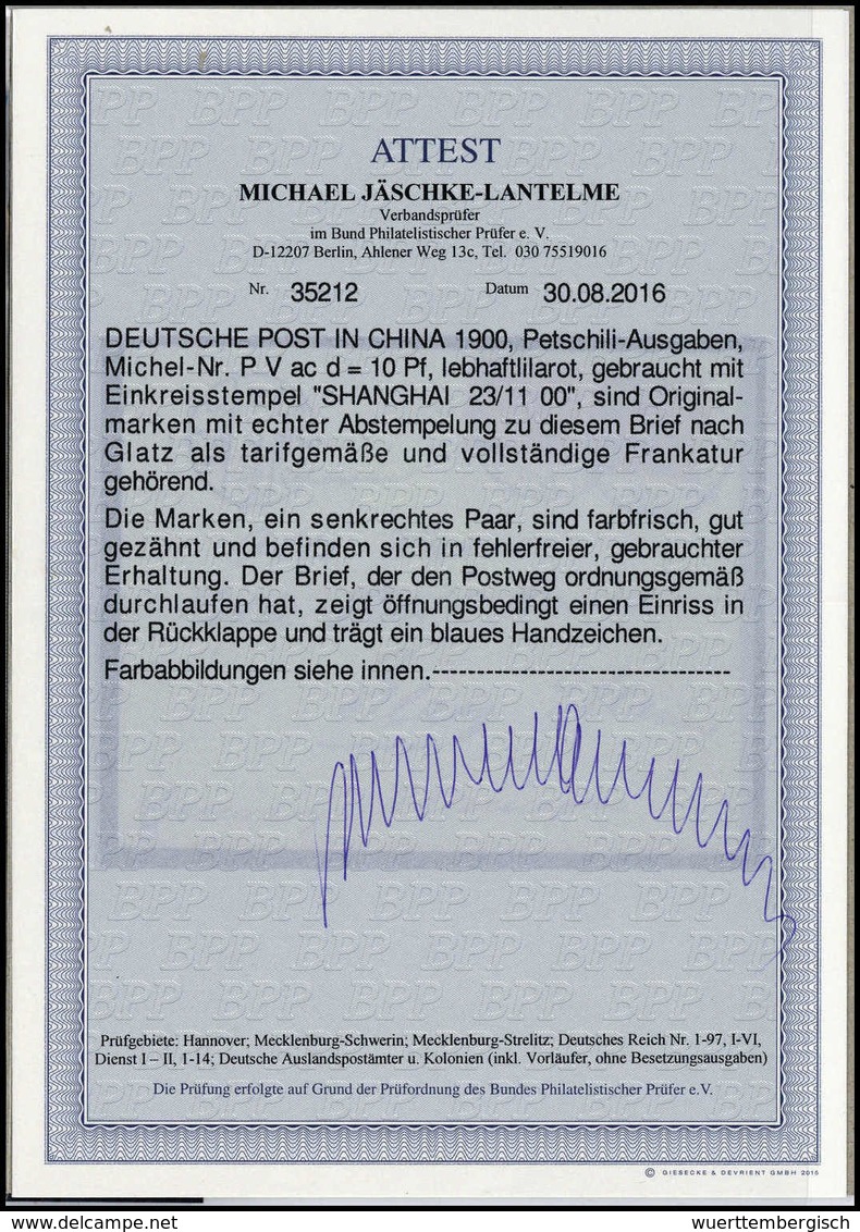 Beleg Deutsche Auslandspost China - Other & Unclassified