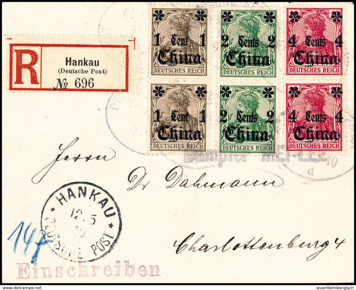 Beleg Deutsche Auslandspost China - Other & Unclassified