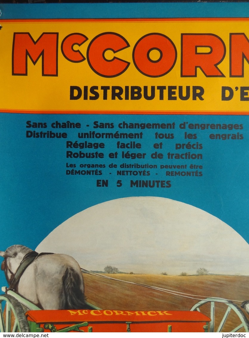 Mc Cormick Distributeur D'engrais (publicité,agriculture) - Affiches