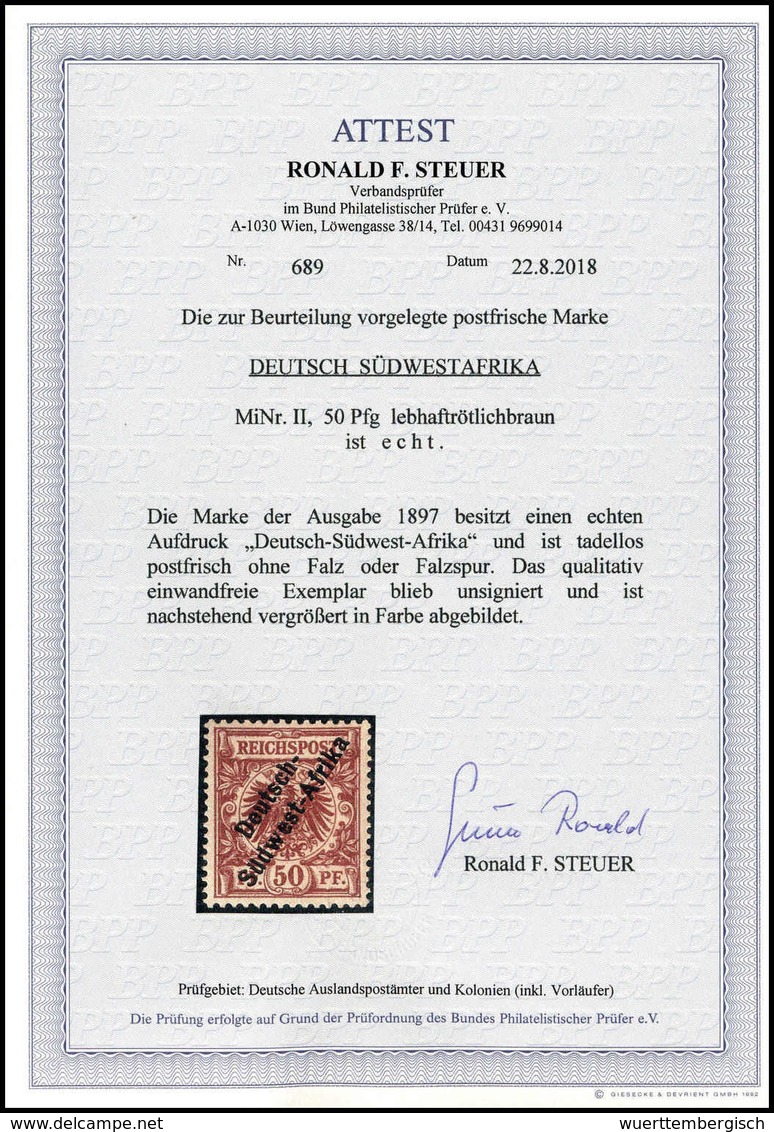 ** Deutsche Kolonien Südwestafrika - Other & Unclassified