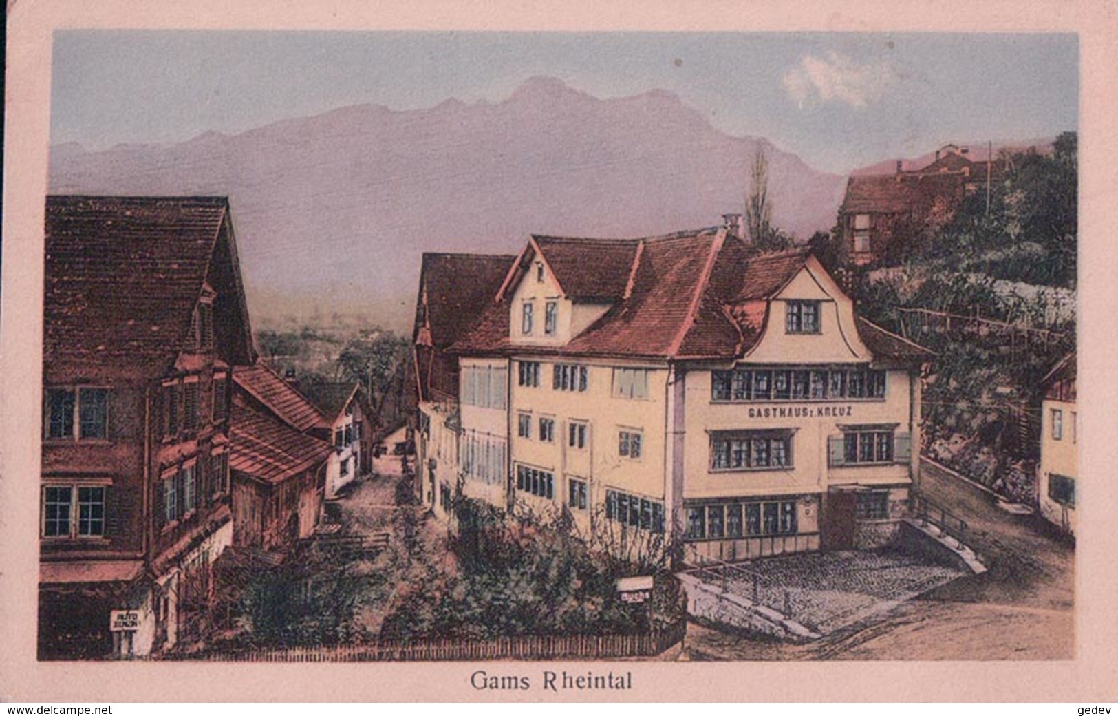 Gams Rheintal, Gasthaus Zum Kreuz (9.6.24) - Gams