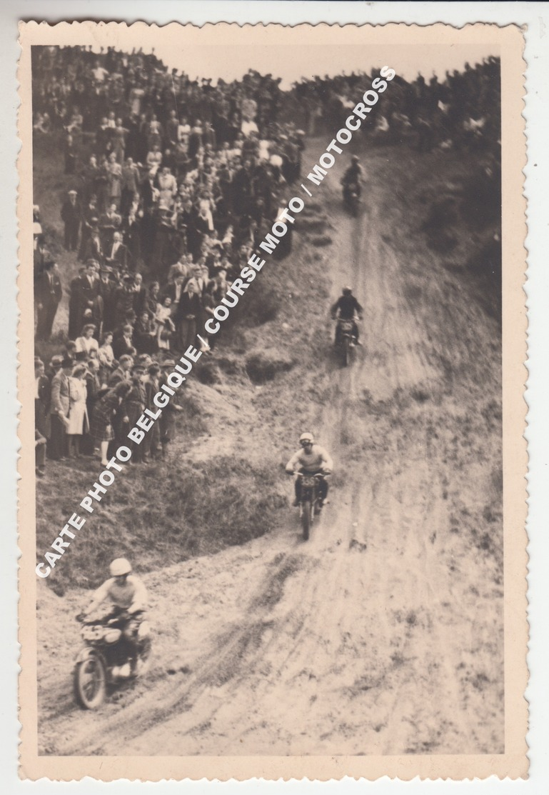 CARTE PHOTO BELGIQUE / COURSE MOTO / MOTOCROSS - Motorradsport