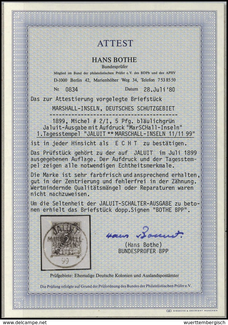 Briefst. Deutsche Kolonien Marshall Inseln - Other & Unclassified