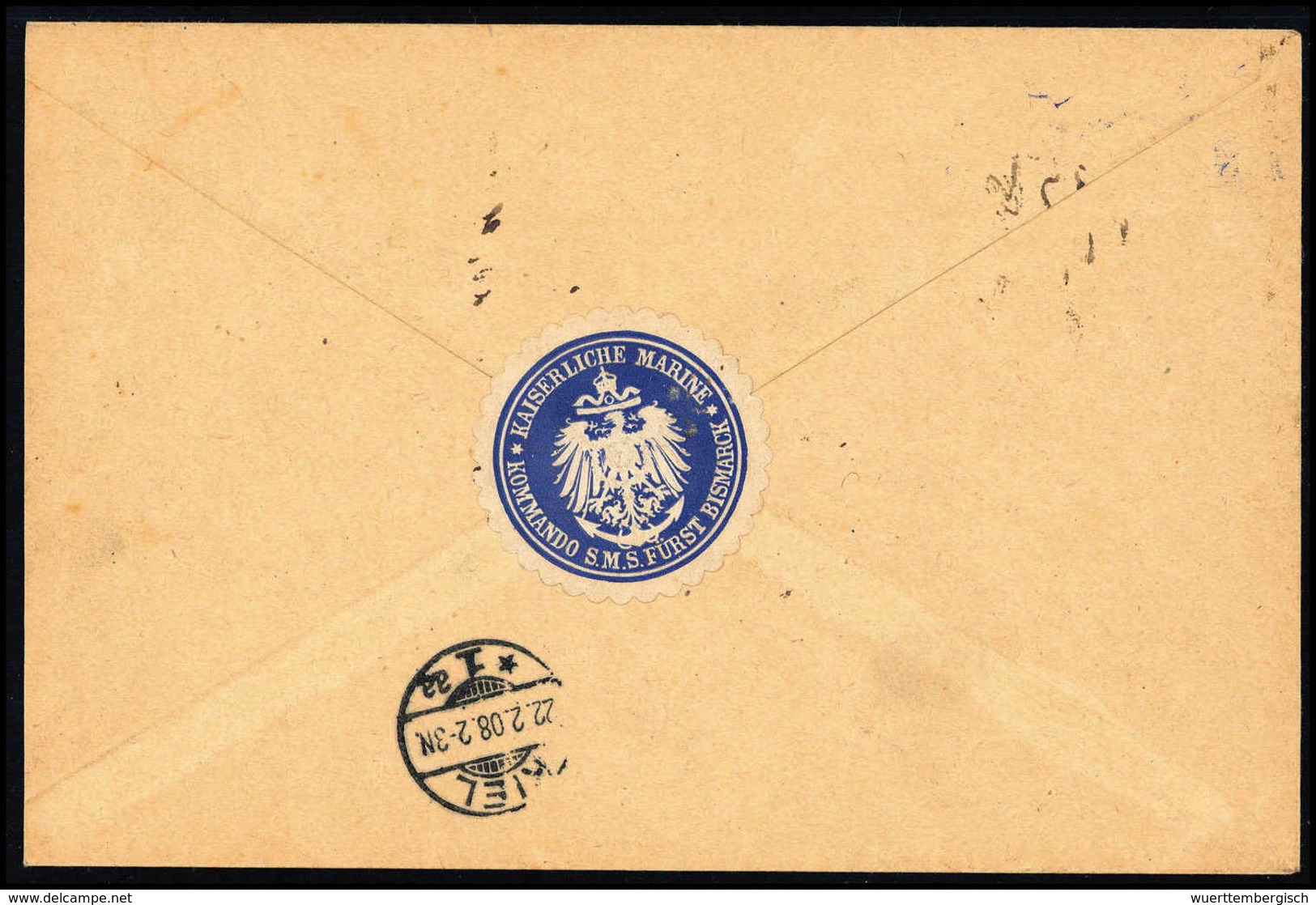 Beleg Deutsche Marine Schiffspost 1895-1939 - Other & Unclassified