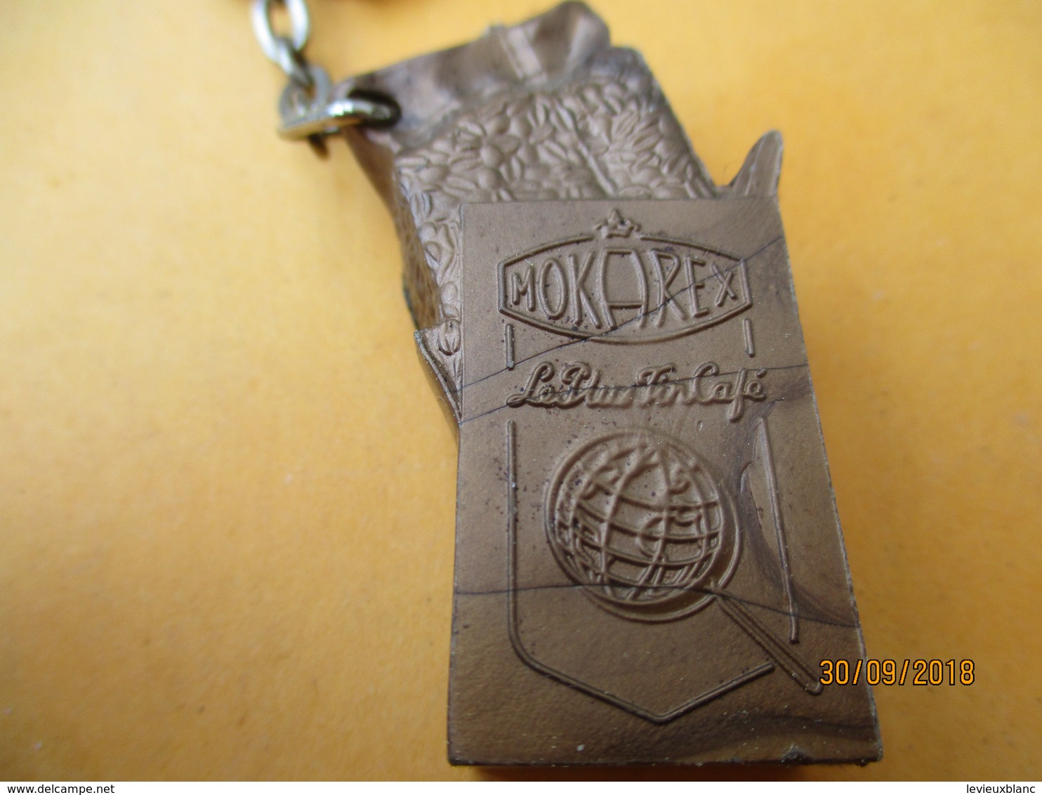 Porte-clé Publicitaire/Alimentation / Café /MOKAREX/ Le Premier Café Sous Vide/   Plastique/Vers 1960-1970  POC382 - Key-rings