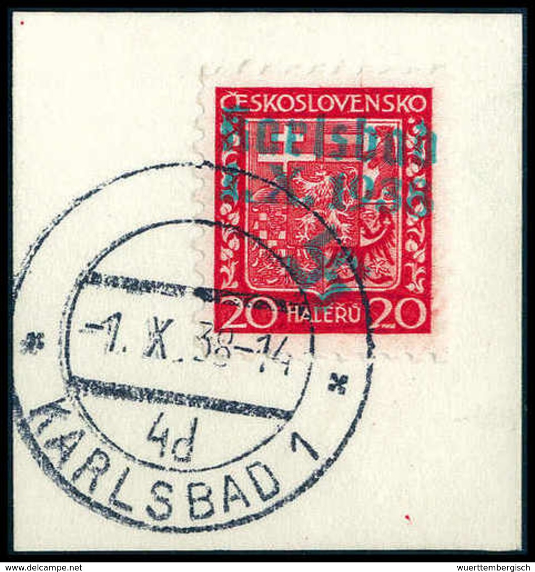 Briefst. Sudetenland Karlsbad - Other & Unclassified