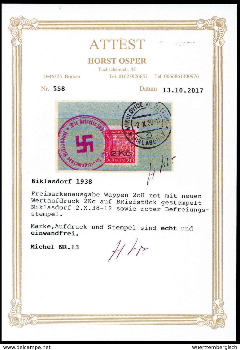 Briefst. Sudetenland Niklasdorf - Other & Unclassified