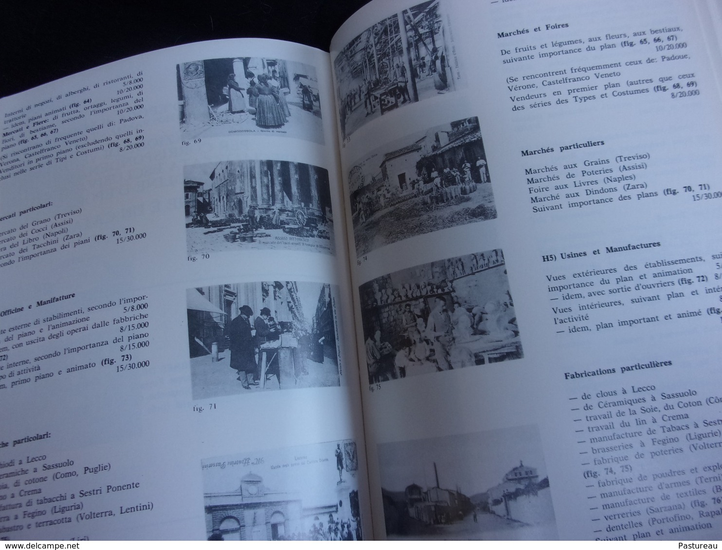Italie . Cartoline ...Catalogue Mordente 1982. En Français et Italien . 335  pages . Nombreuses Illustrations .7 scans.
