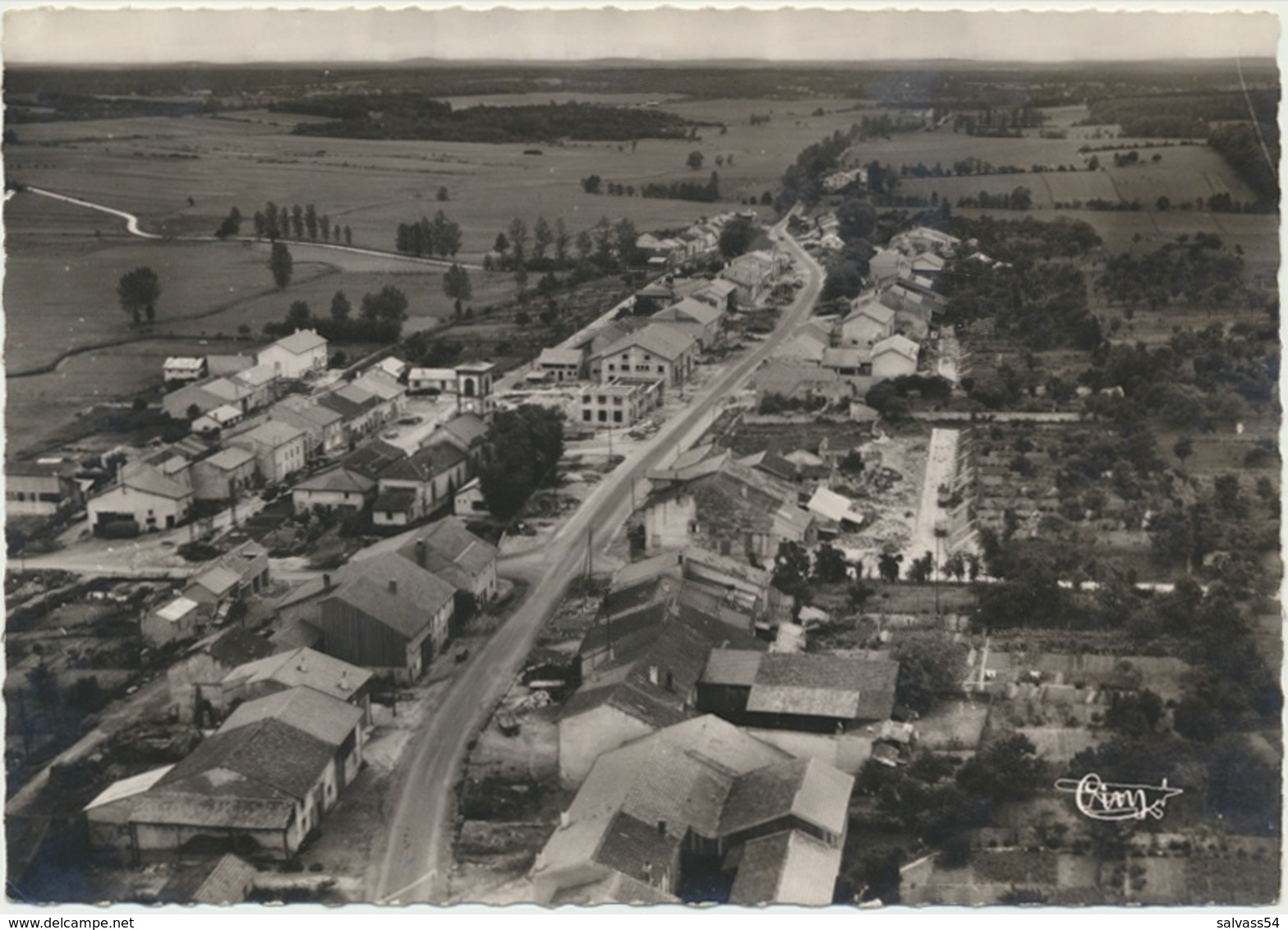 54) LANEUVEVILLE-AUX-BOIS : Vue Générale Aérienne (1966) - Autres & Non Classés