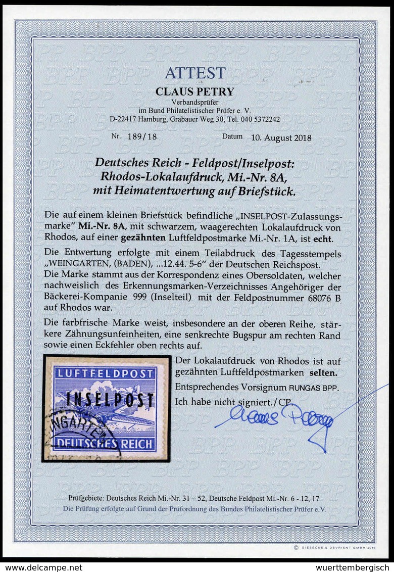 Briefst. Deutsche Besetzung II. WK, Feldpostmarken - Other & Unclassified