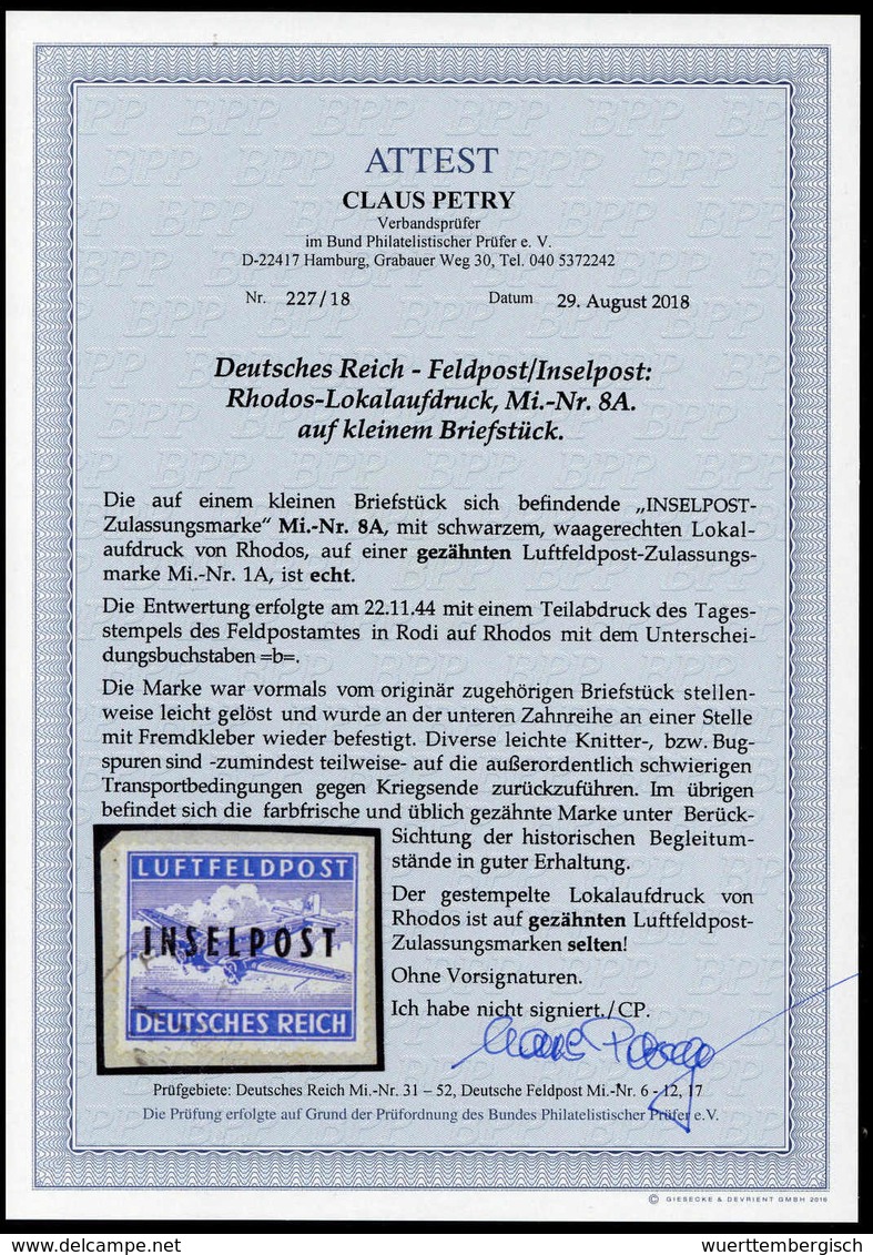 Briefst. Deutsche Besetzung II. WK, Feldpostmarken - Other & Unclassified