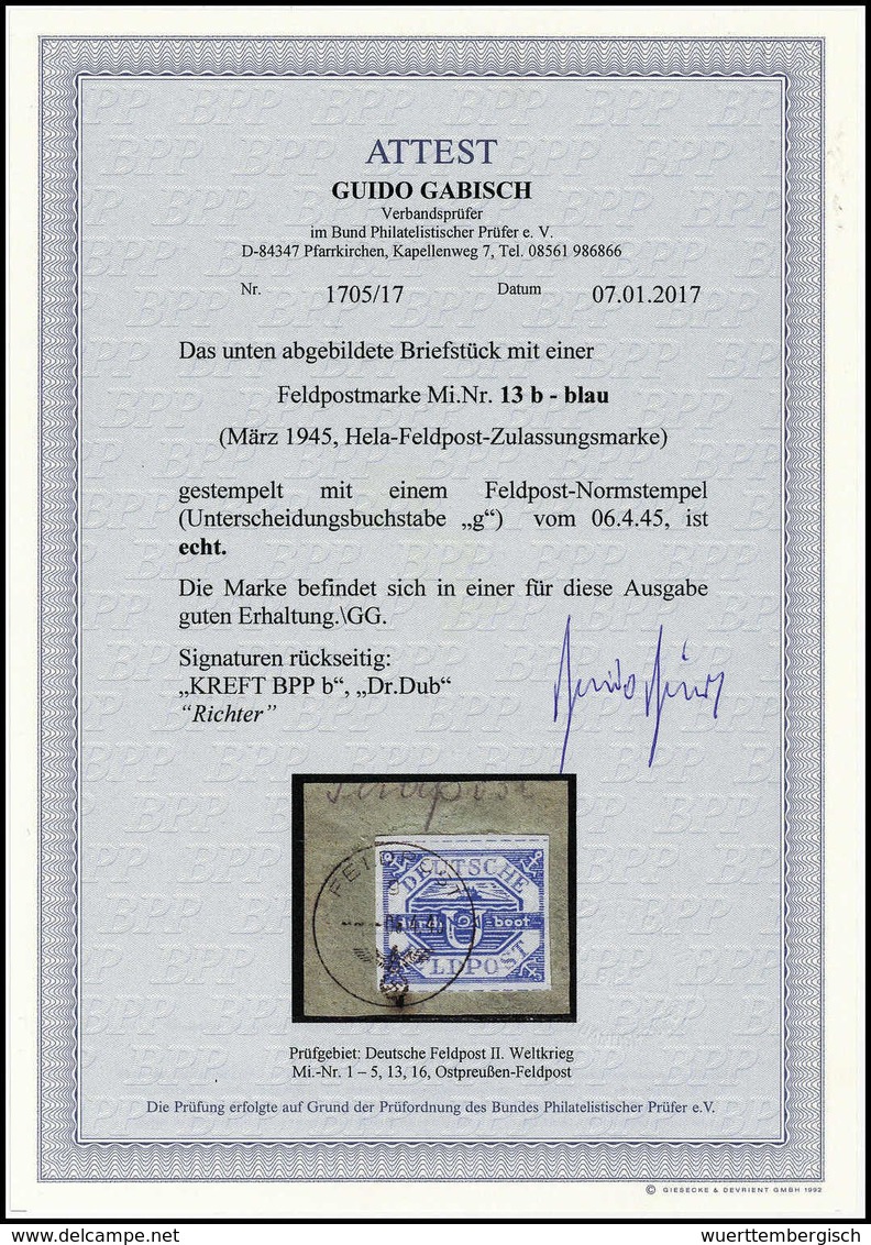 Briefst. Deutsche Besetzung II. WK, Feldpostmarken - Andere & Zonder Classificatie