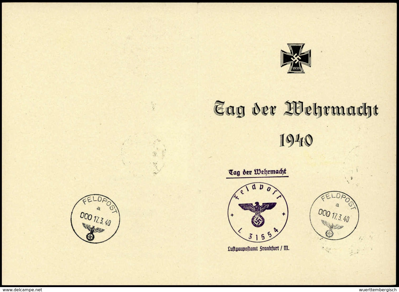 Beleg Deutsche Besetzung II. WK, Feldpostmarken - Other & Unclassified