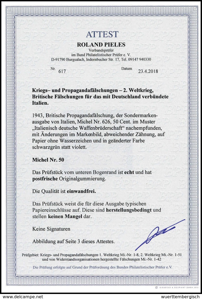 ** Kriegs Und Propagandafälschungen II. WK - Other & Unclassified