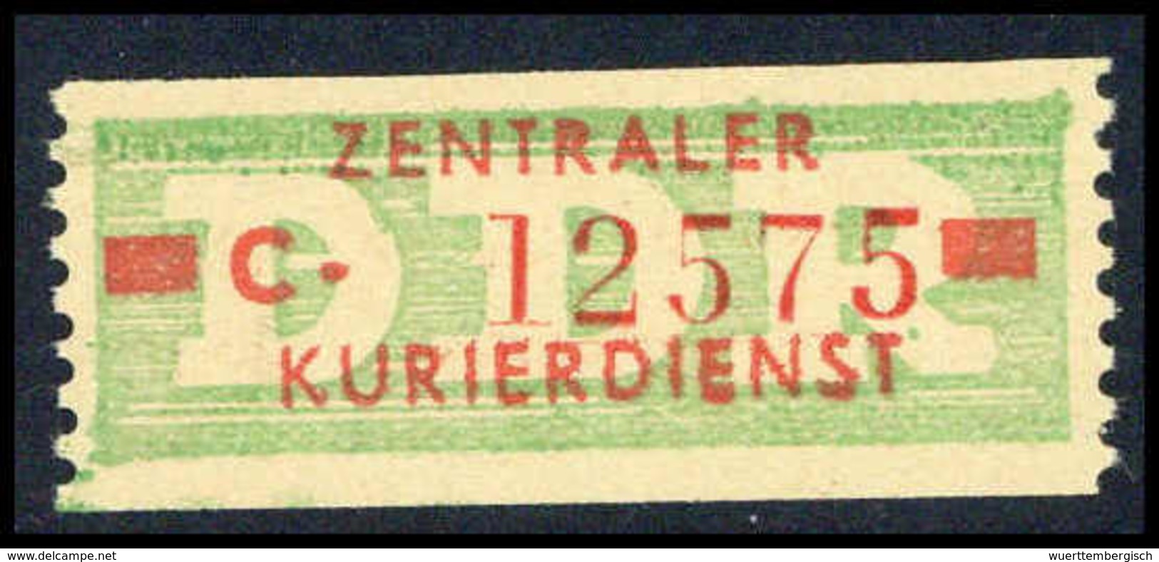 ** DDR Verwaltungspost B Zentraler Kurierdienst - Other & Unclassified