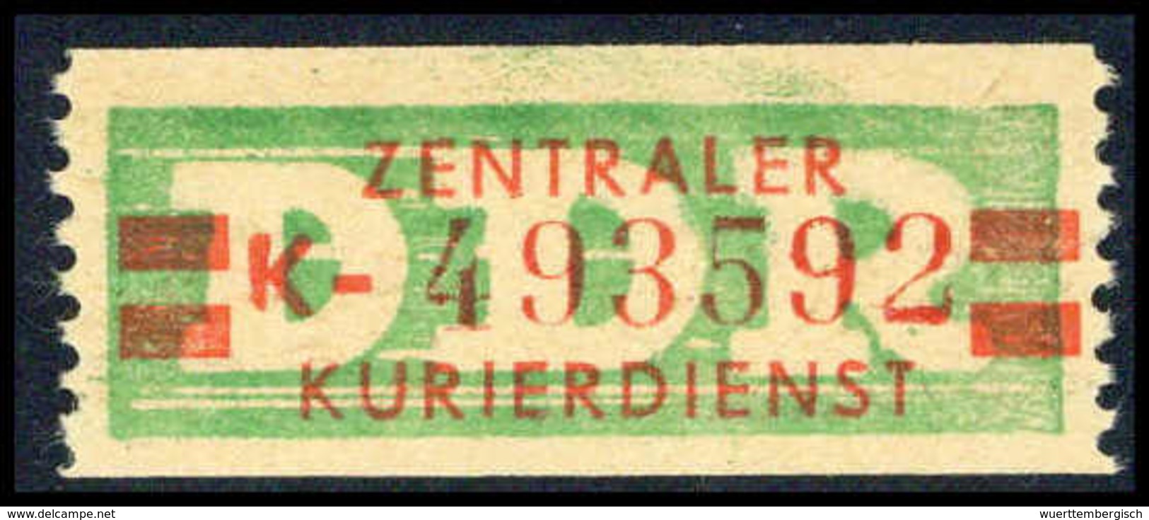 ** DDR Verwaltungspost B Zentraler Kurierdienst - Other & Unclassified