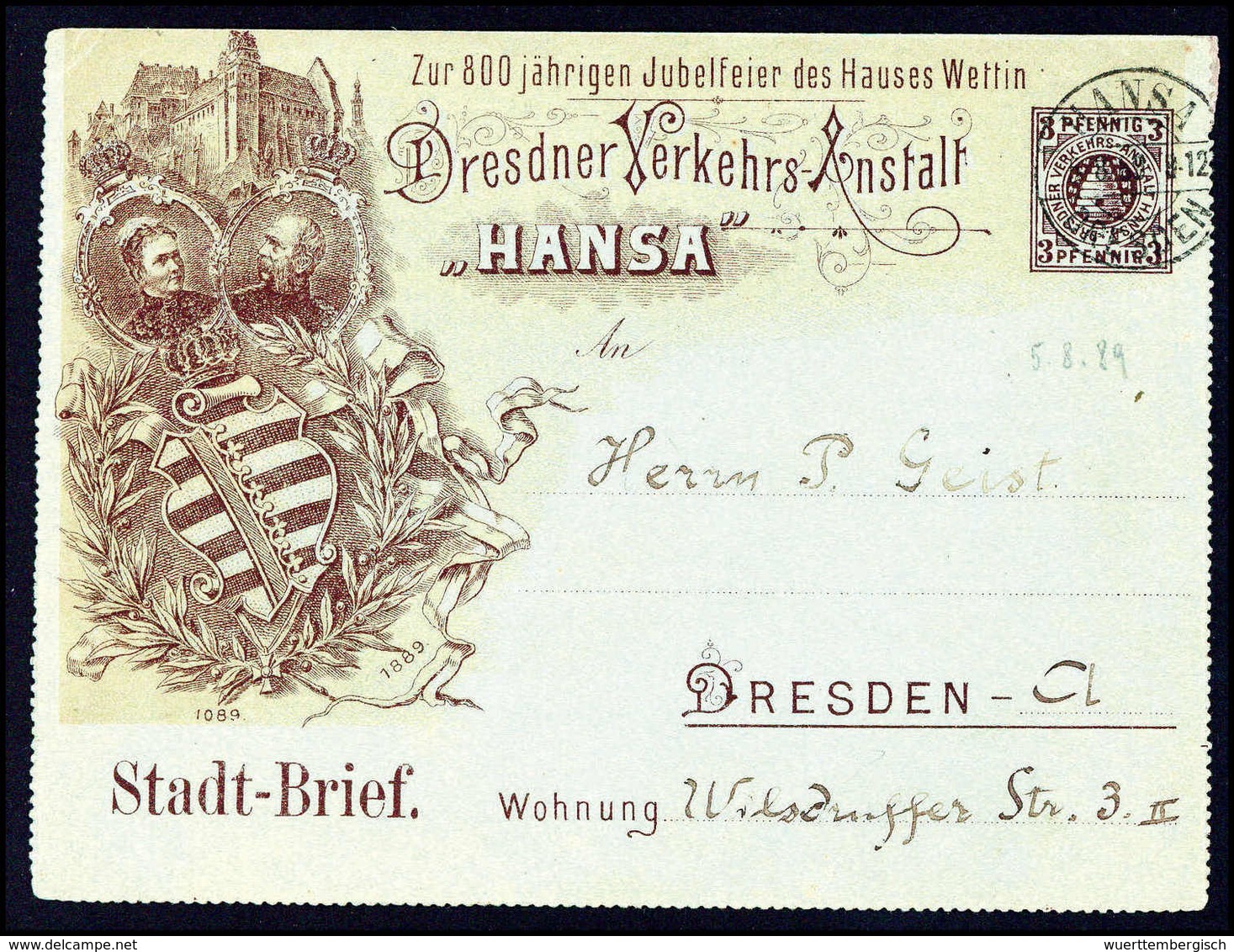 Deutsches Reich Stadtpost - Other & Unclassified