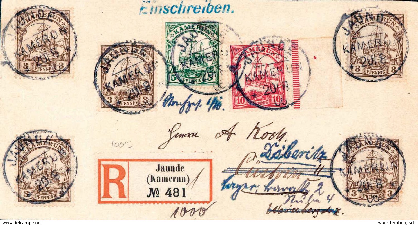 Beleg Sammlungen Und Posten Dt. Kolonien - Other & Unclassified