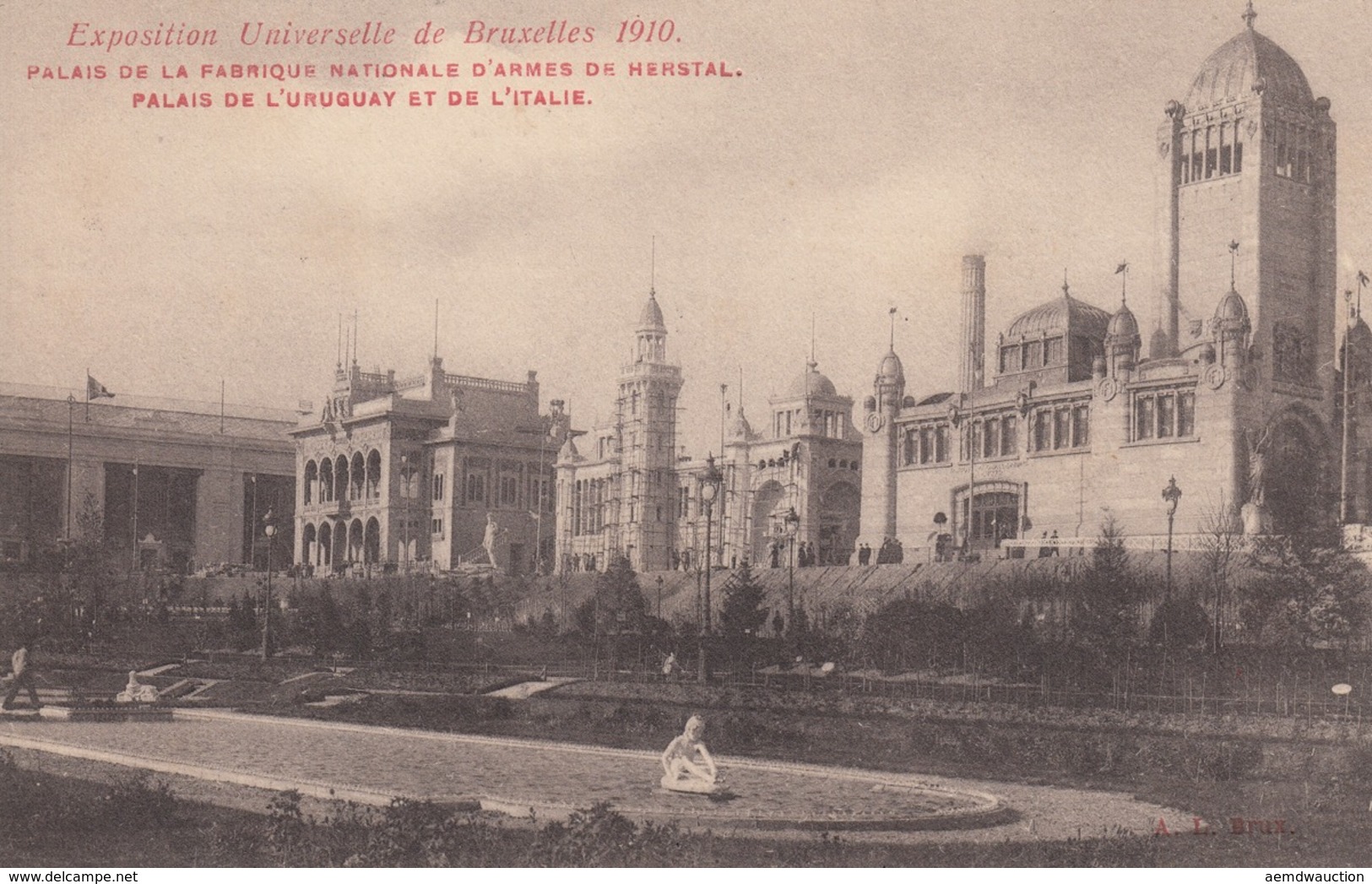 BRUXELLES. Exposition De Bruxelles 1910. Environ 195 Cartes Postales. - Wereld