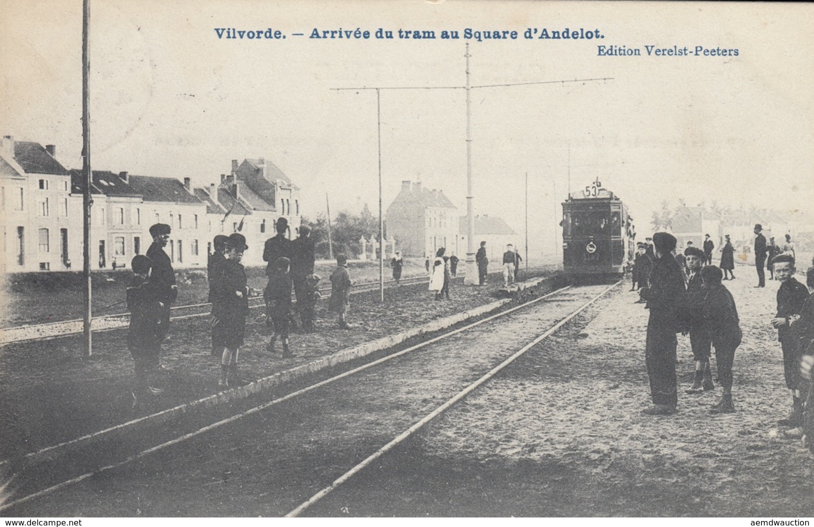 BRUXELLES Et Alentours. Environ 140 Cartes Postales, Plusieurs Avant 1914, Dont Une Arrivée Du Tram à Vilvorde. - Monde