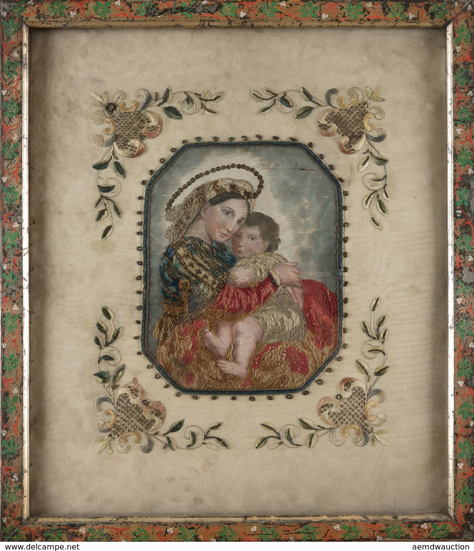 IMAGE PIEUSE: Vierge à L'enfant. - Andachtsbilder