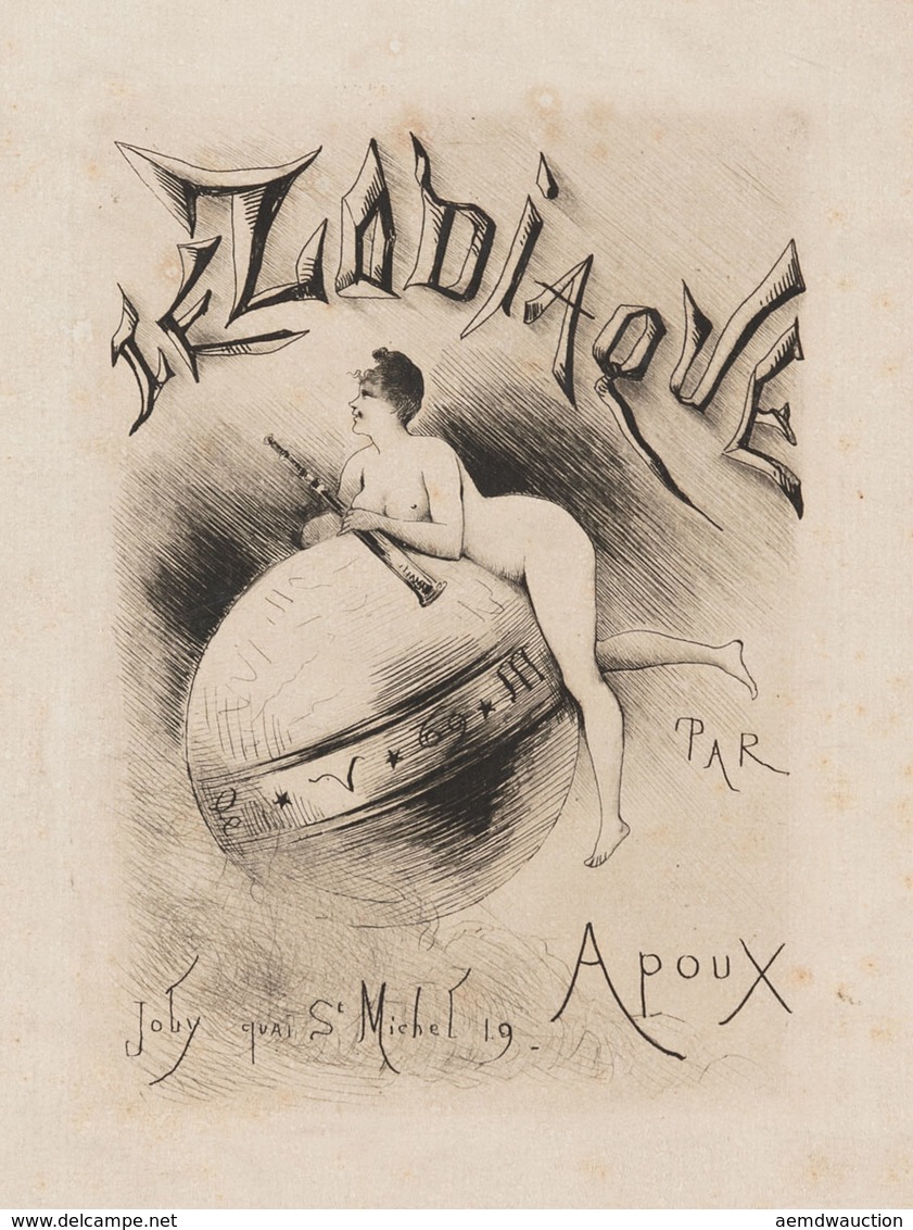 Joseph APOUX (Blanc, 1846 - Kremlin-Bicêtre, 1910) - Le - Stiche & Gravuren