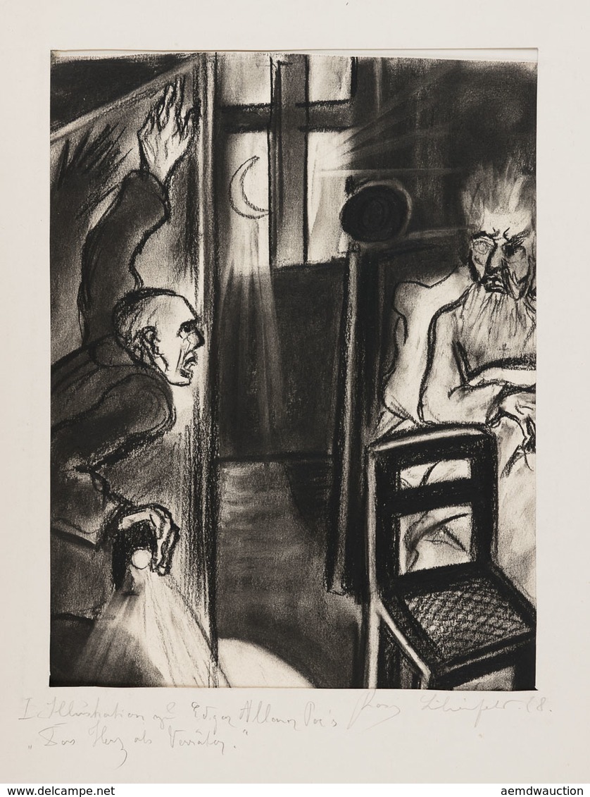 Rosy LILIENFELD (1896-1942) - Illustratien Zu Edgar All - Prints & Engravings