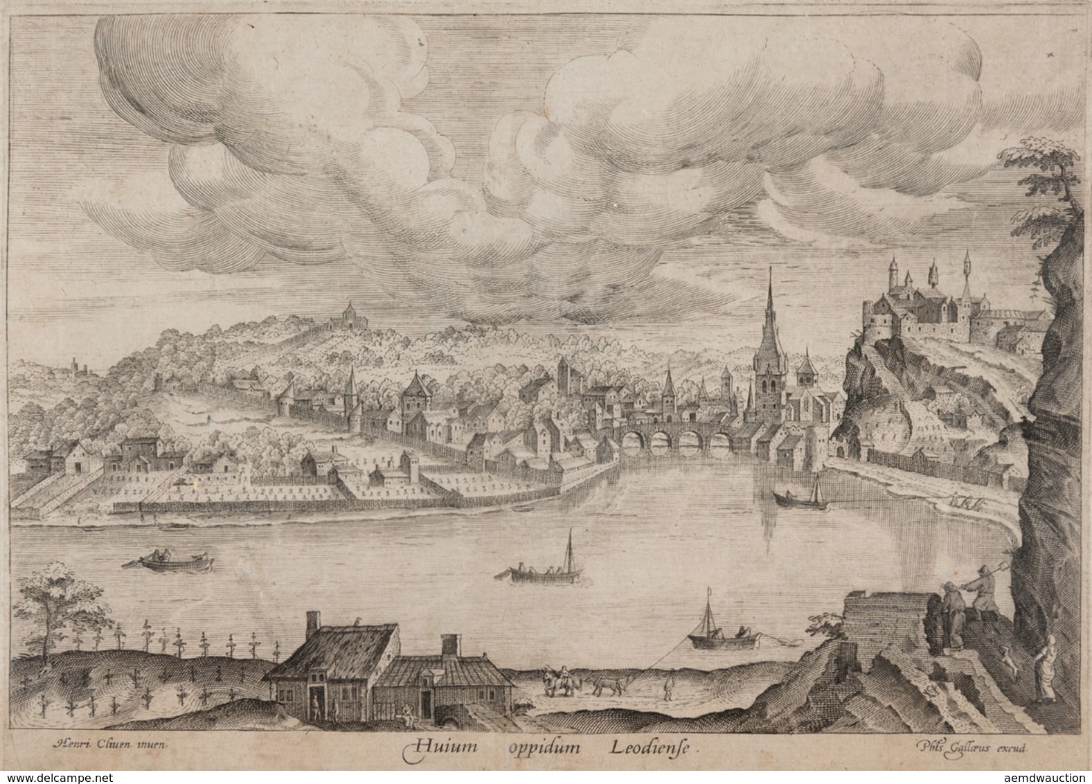 [HUY] Philip GALLE (Haarlem, 1537 - Anvers, 1612) D'APR - Stiche & Gravuren