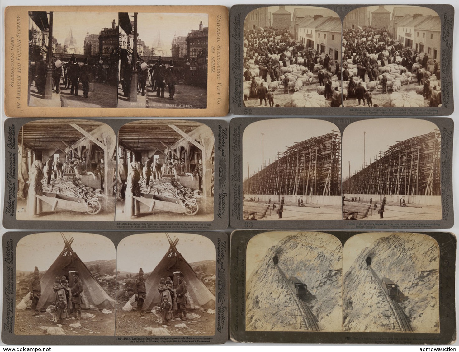 [STEREOVIEWS] ALLEMAGNE, Scandinavie, îles Britanniques - Sonstige & Ohne Zuordnung