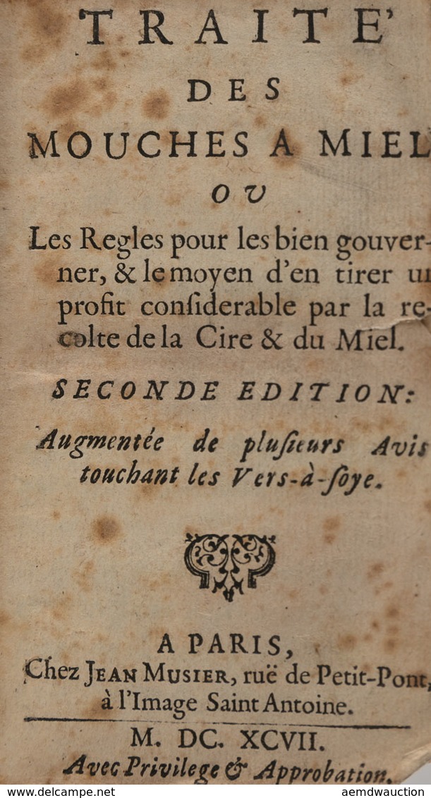 [APICULTURE] TRAITÉ DES MOUCHES À MIEL Ou Les Regles Po - Ohne Zuordnung