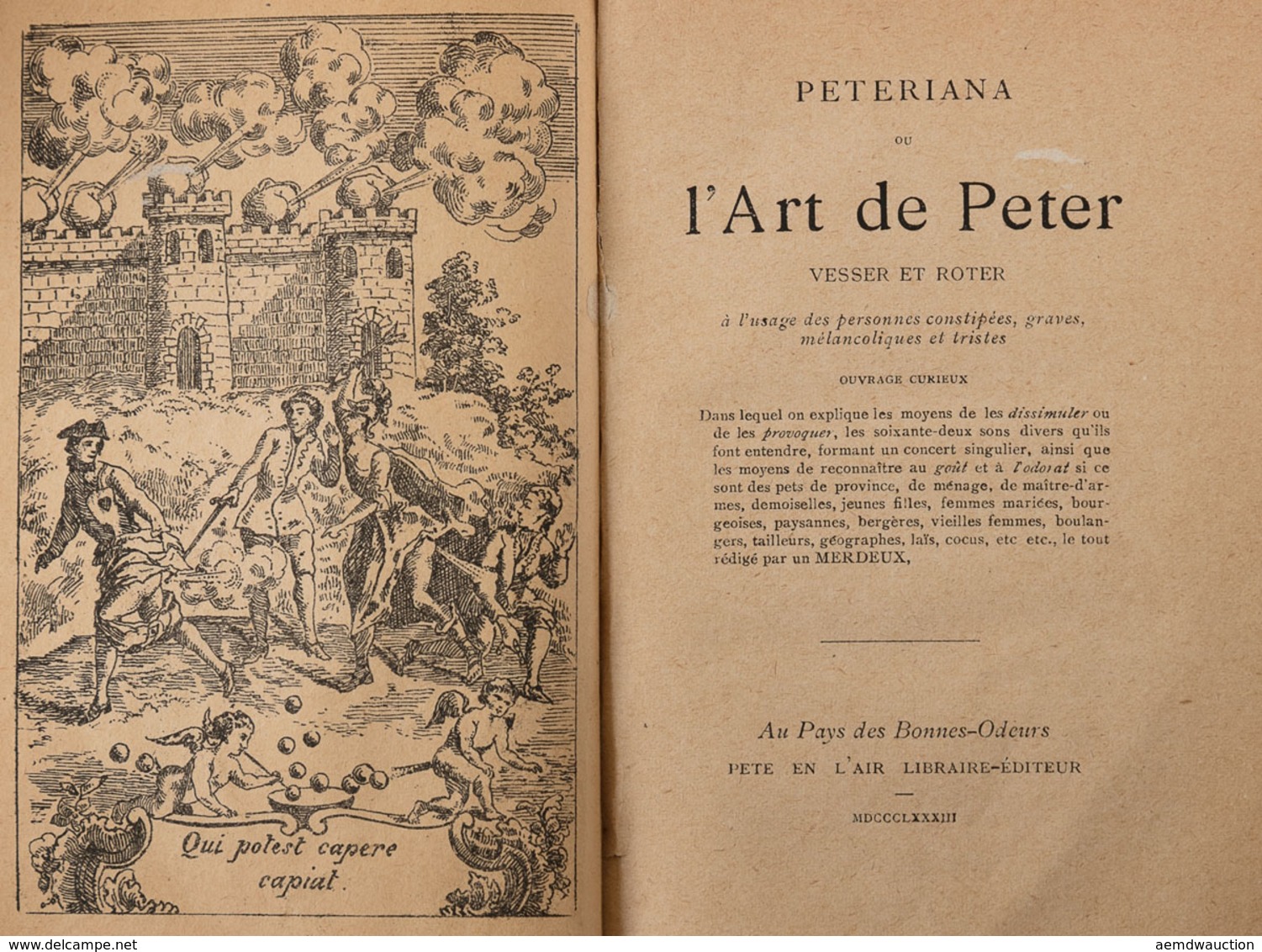 [CURIOSA] PETERIANA Ou L'Art De Peter, Vesser Et Roter - Ohne Zuordnung