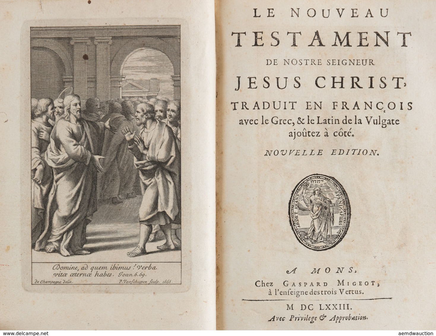 LE NOUVEAU TESTAMENT DE NOSTRE SEIGNEUR JESUS CHRIST. T - Unclassified