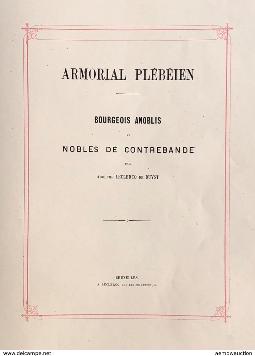 Félix-Victor GOETHALS - Onomasticon Du Dictionnaire Hér - Unclassified