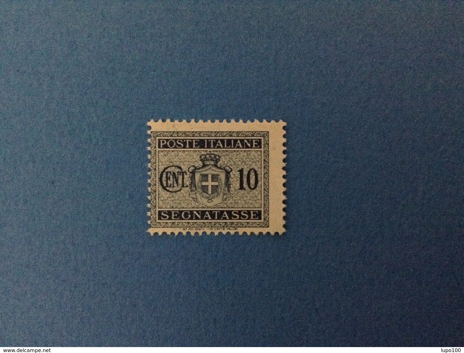 1945 LUOGOTENENZA FRANCOBOLLO NUOVO STAMP NEW MNH** 10 CENT SEGNATASSE - Segnatasse