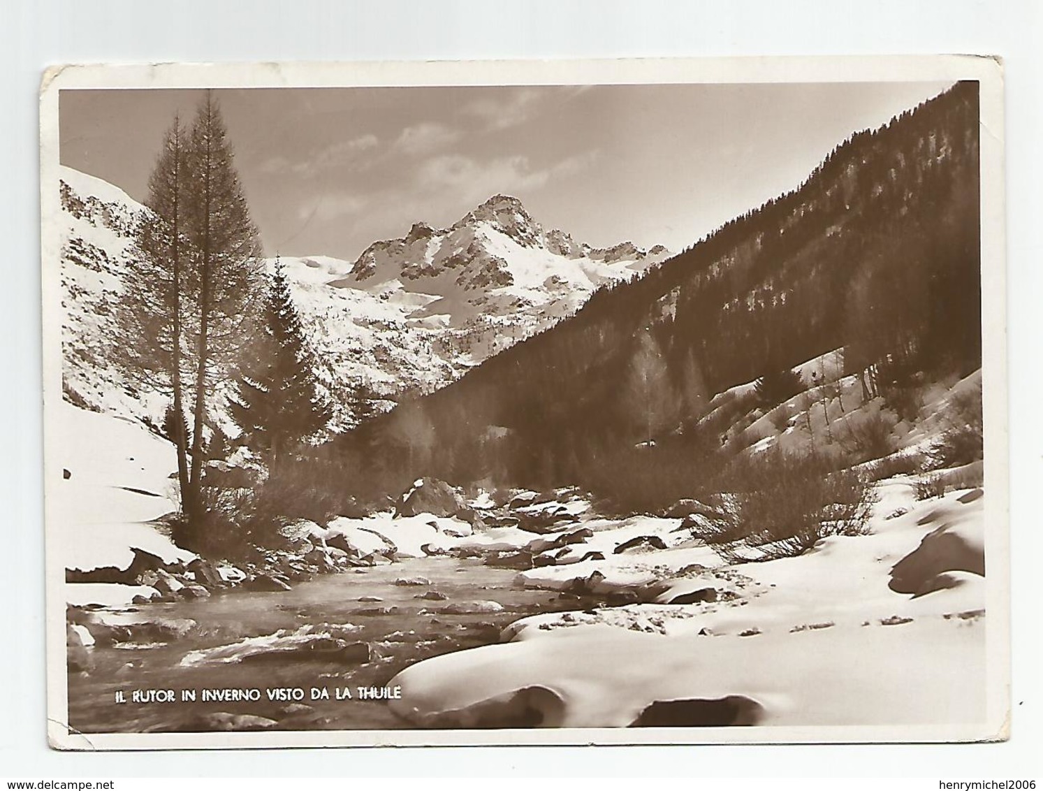 Italie Italia Italy - Val D'aosta Il Rutor In Inverno Visio Da La Thuile - Sonstige & Ohne Zuordnung