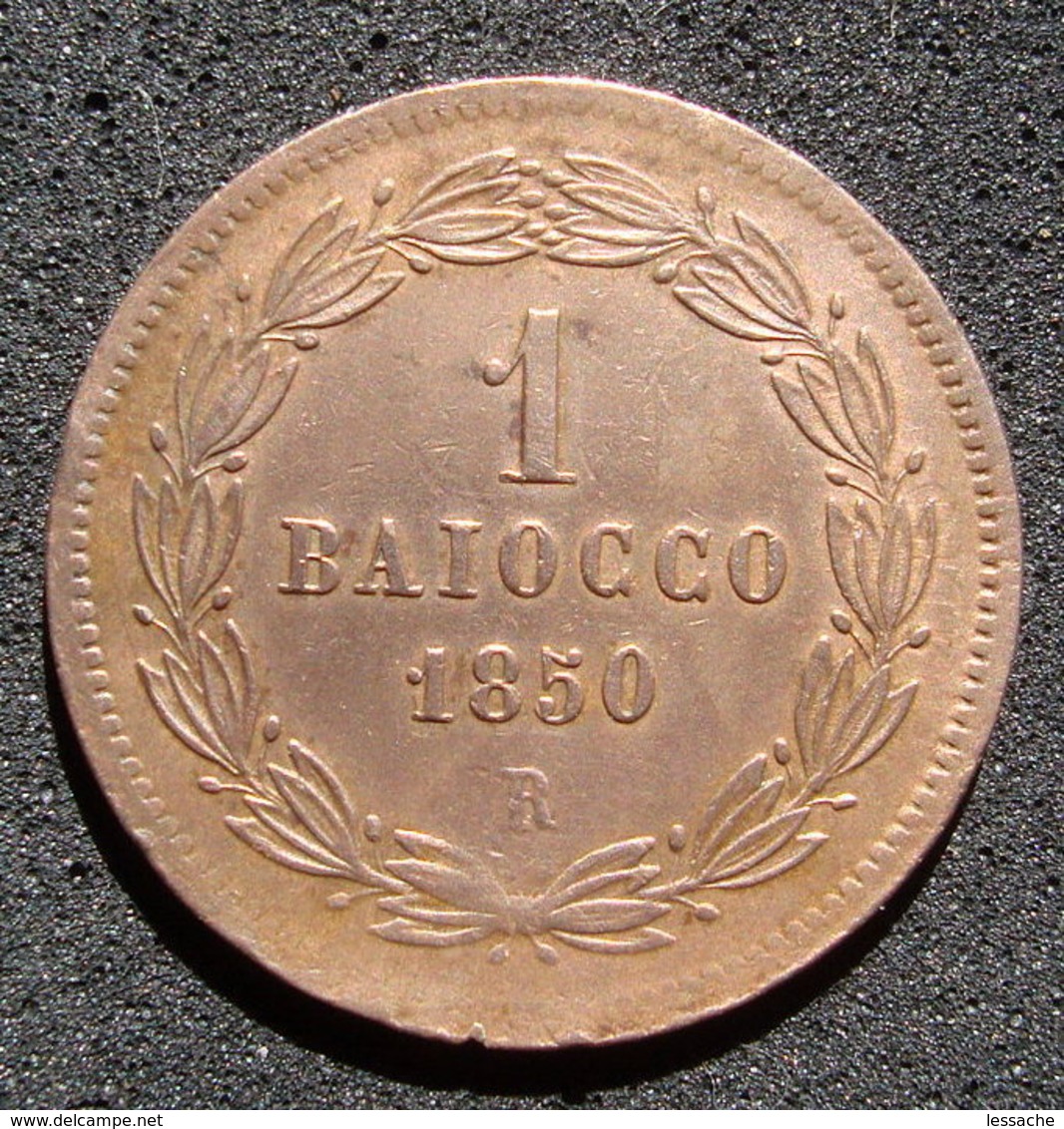 Pièce De Un Baiocco De 1850 - Vaticano (Ciudad Del)