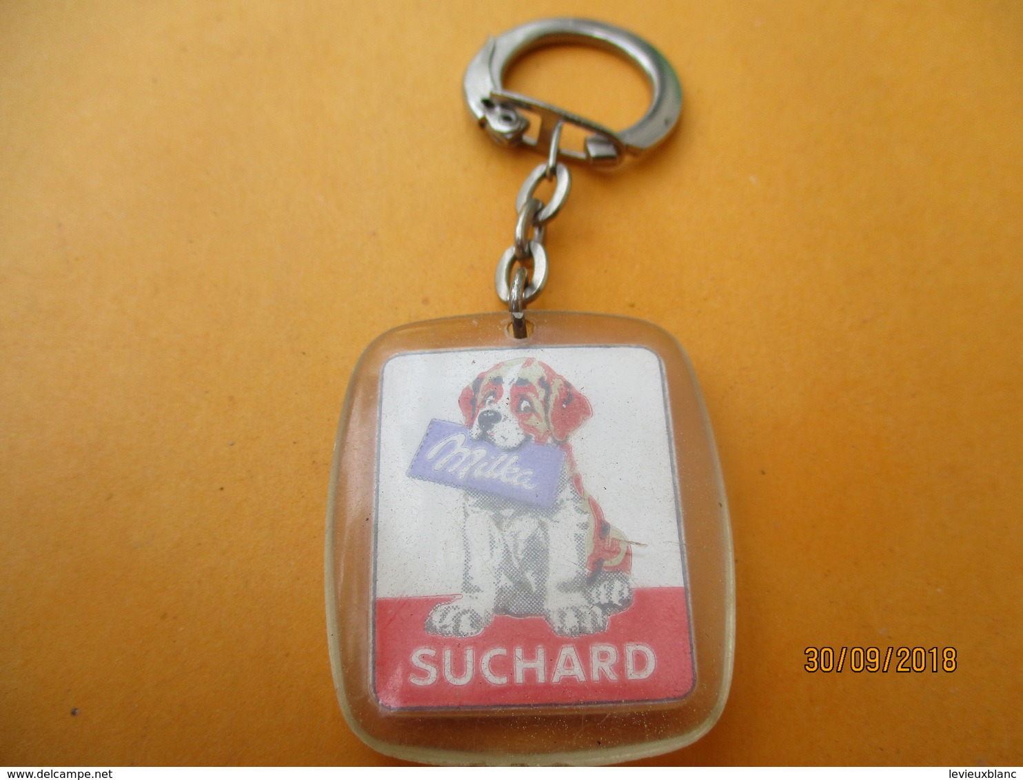 Porte-clé Publicitaire/Alimentation /Chocolat / SUCHARD Milka/ Plastique /Vers 1960-1970  POC392 - Porte-clefs