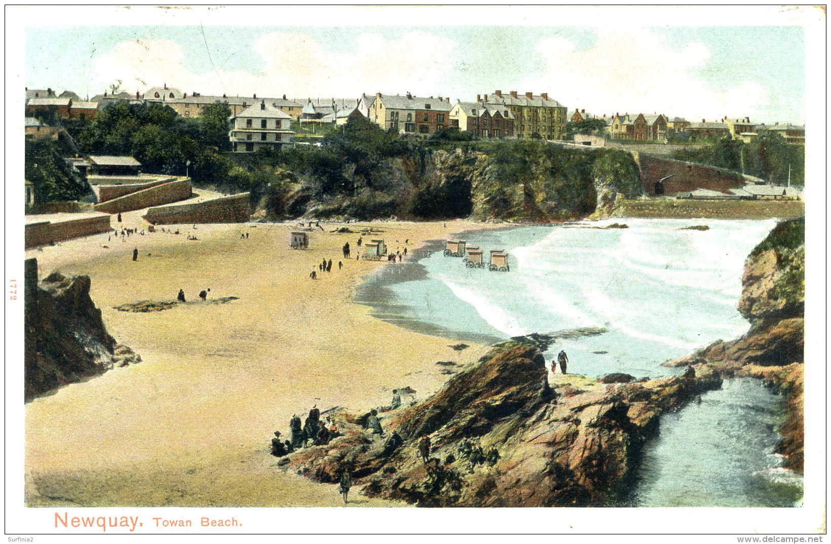 CORNWALL - NEWQUAY - TOWAN BEACH 1904 Co730 - Newquay