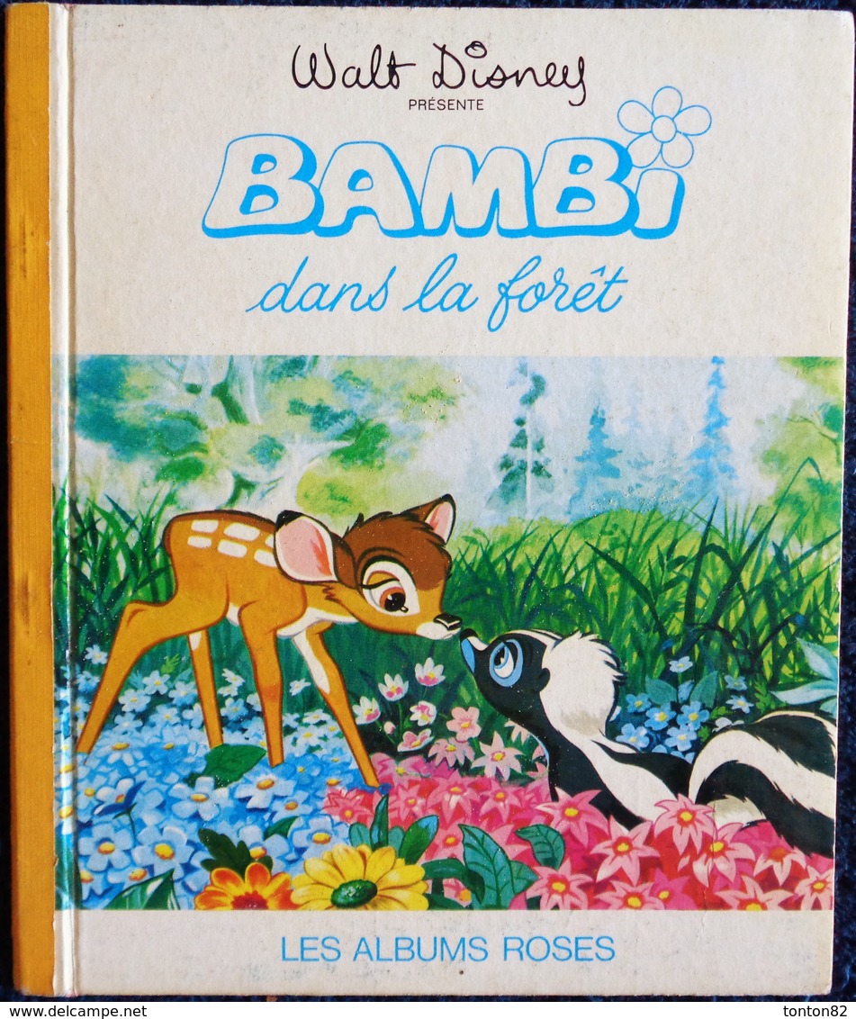 Walt Disney - BAMBI Dans La Forêt - Les Albums Roses - Hachette - ( 1969 ) . - Other & Unclassified