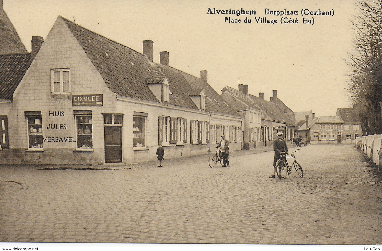 Alveringhem - Alveringem. Dorpplaats Oostkant - Alveringem