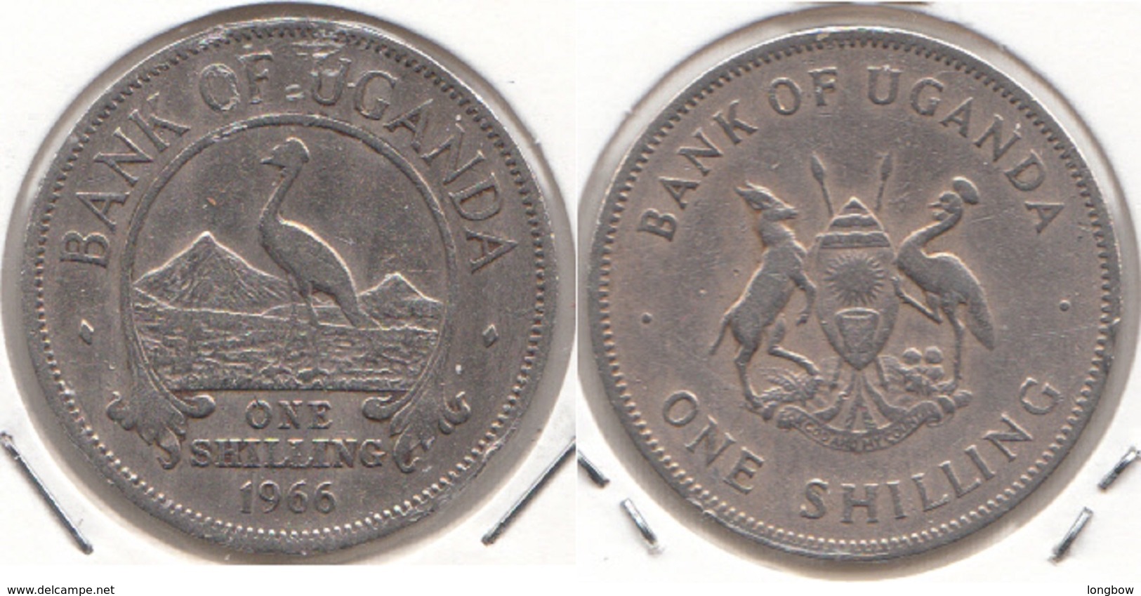 Uganda 1 Shilling 1966 KM#5 - Used - Uganda