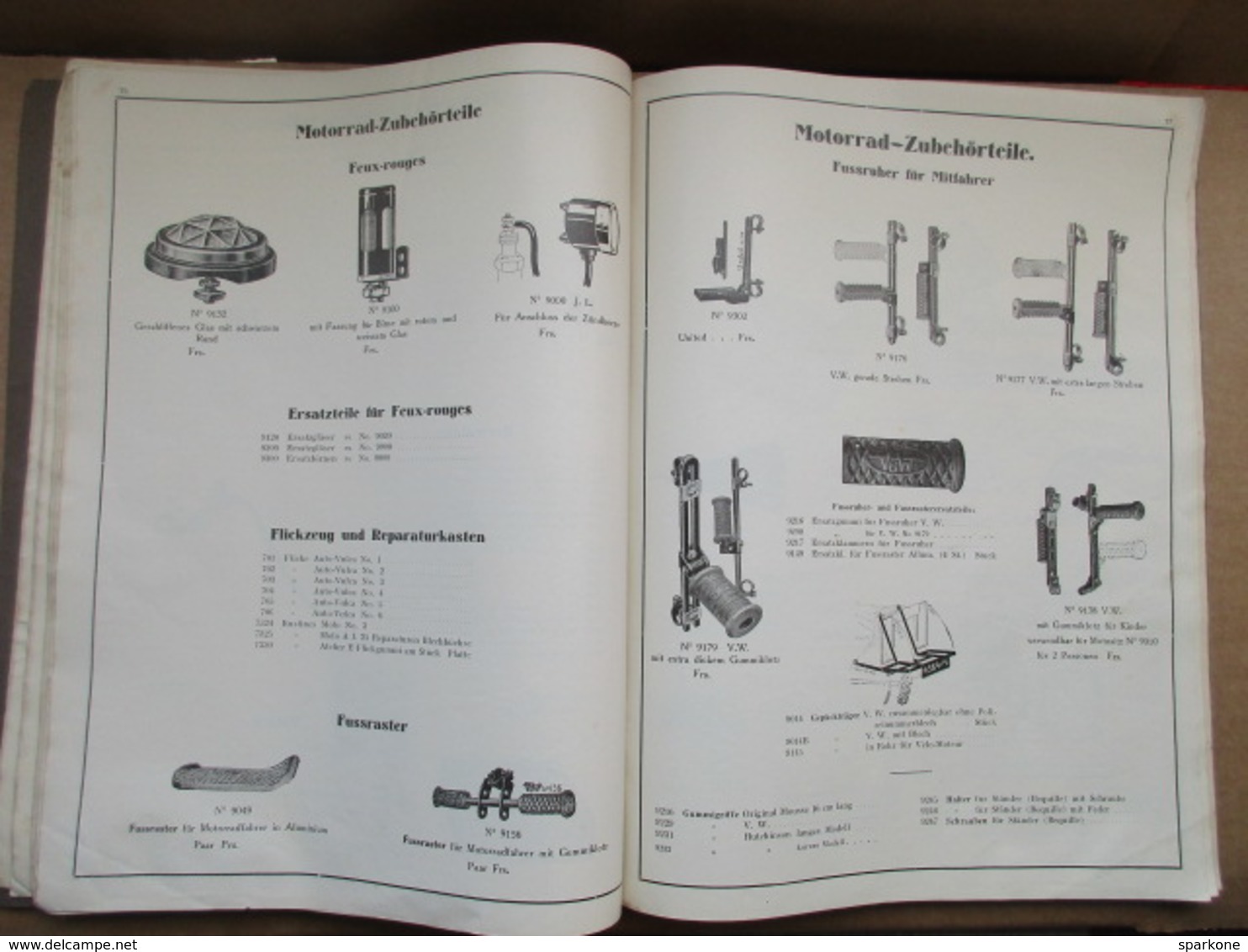 Haupt - Katalog / Catalogue / Cycles et Accessoires en gros / Strasbourg